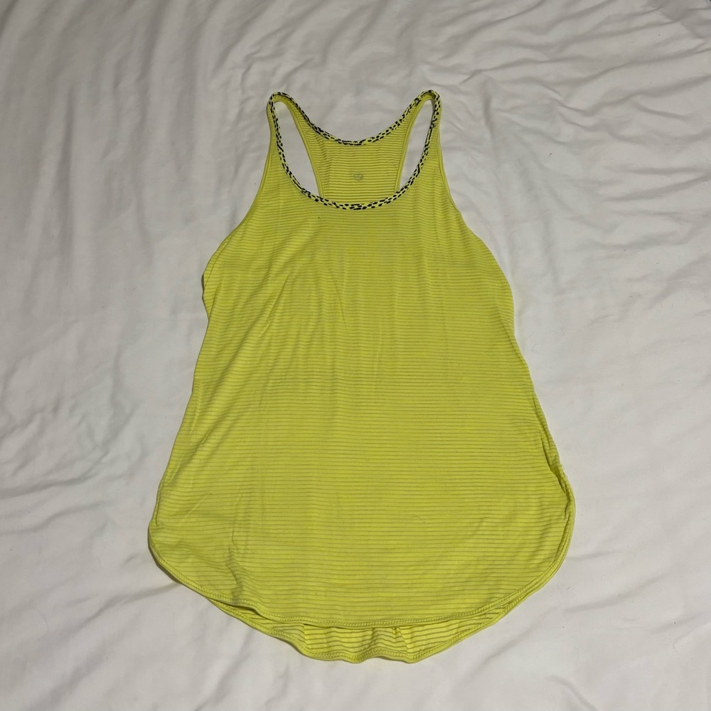 Lululemon Lime Green Tank Top